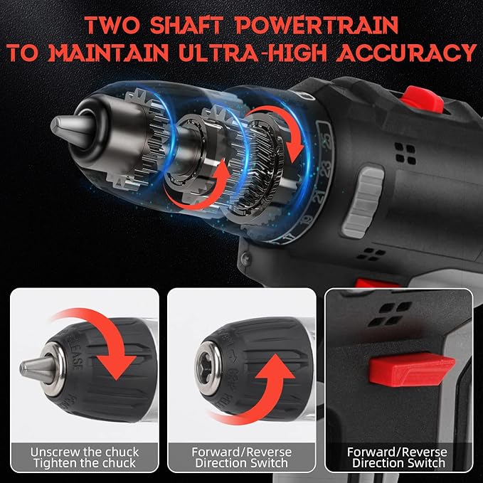 Rechargeable Cordless Screw Driver Drill